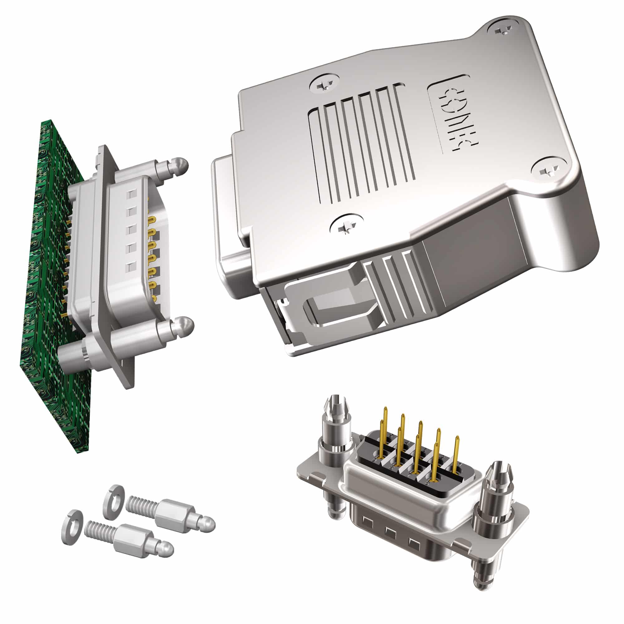 Featured image for “CONEC SnapLock D-Sub Hoods & Connectors”